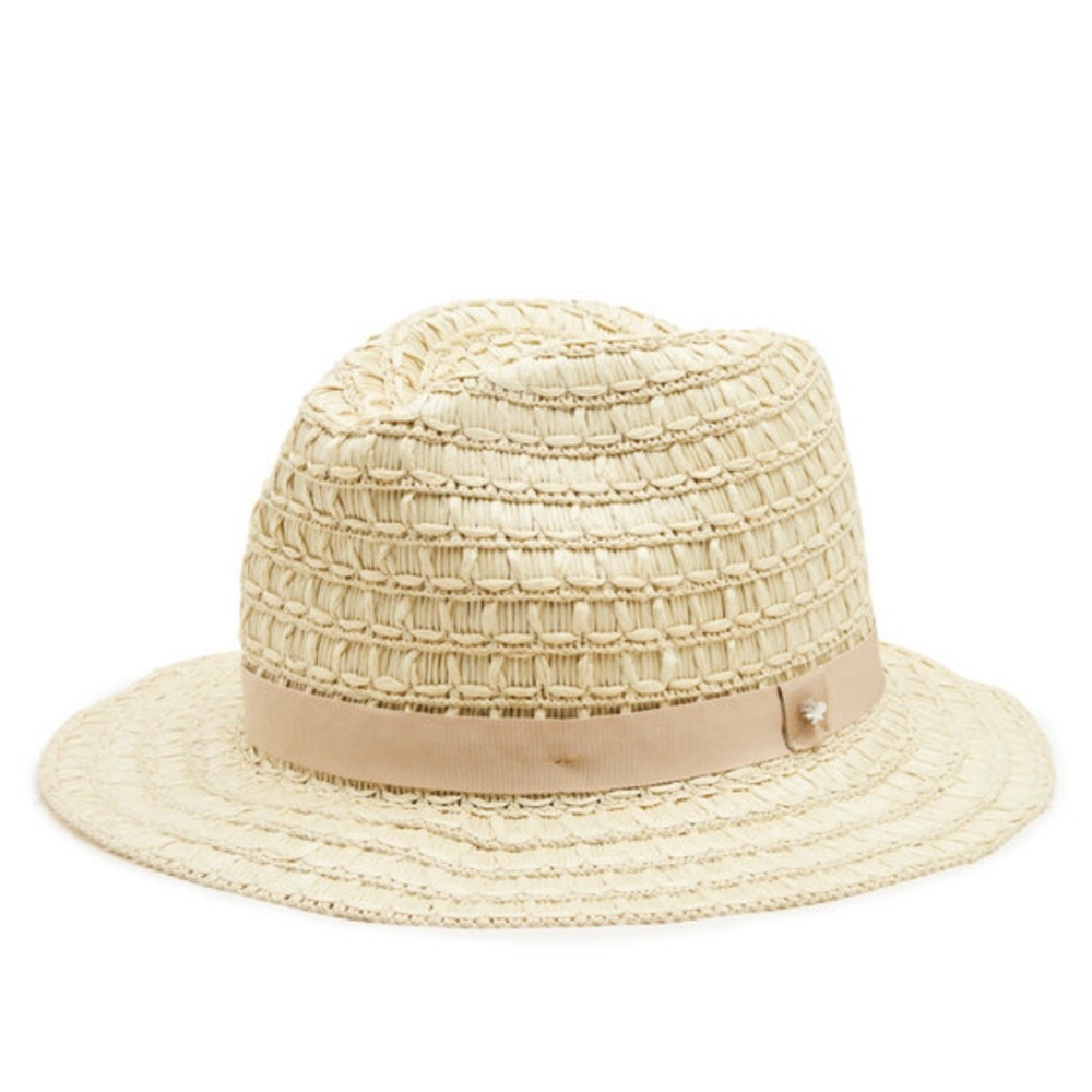 NWOT Weekend Max Mara Label-cut Raffia Effect Bucket Hat Sz:M/L 58 Holidays